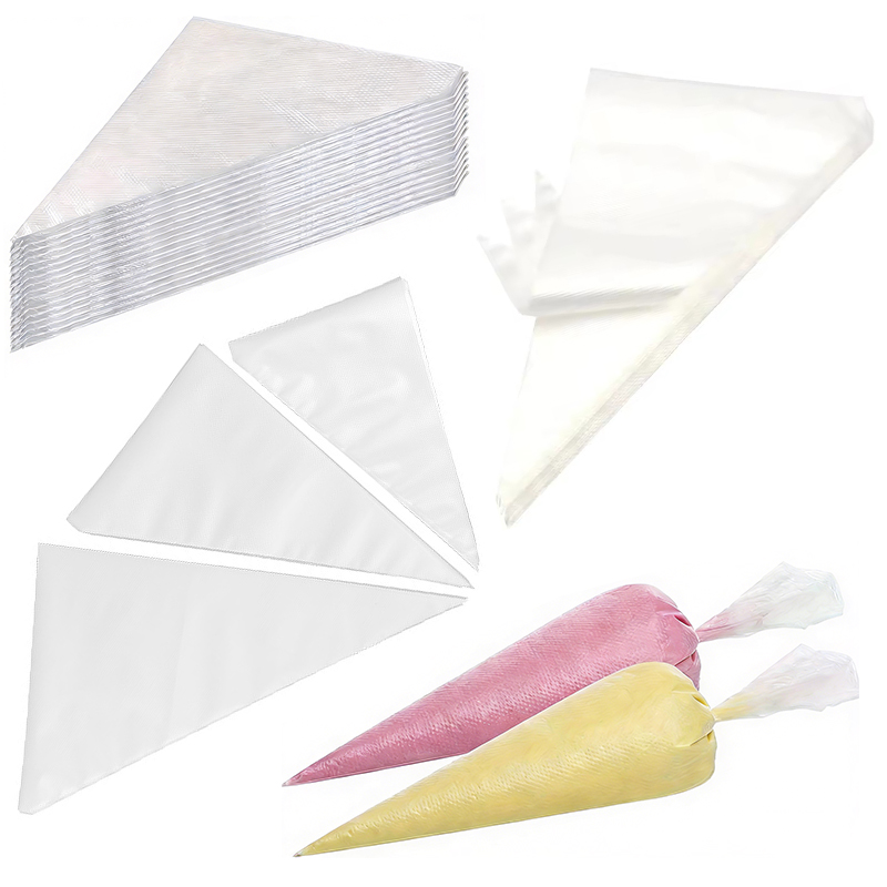 Piping Bag Disposable - 50 Stück/Packung Spritzbeutel Einweg-Gebäckbeutel S/M/L Verfügbar