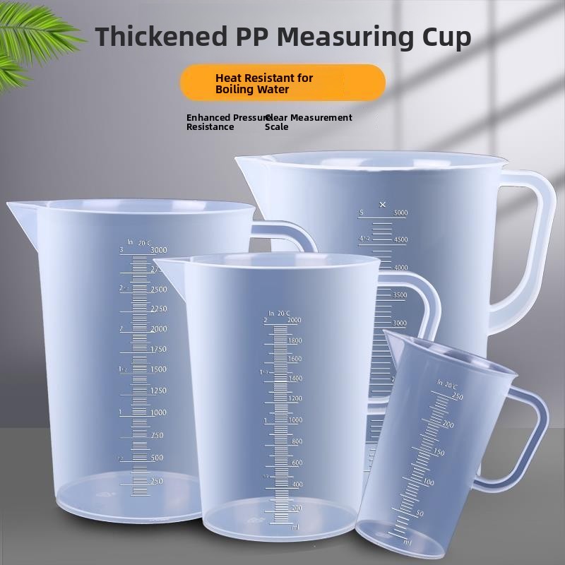Kitchen Baking Containers - 6L Kunststoff-Ölmessbecher, transparenter Küchen-Backbehälter mit Skala