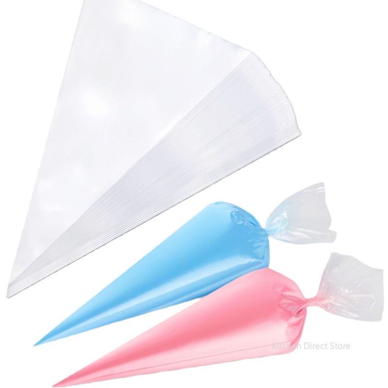 Piping Bag Disposable - 20/50/100 Stück Einweg-Gebäckbeutel für Lebensmittel, extra