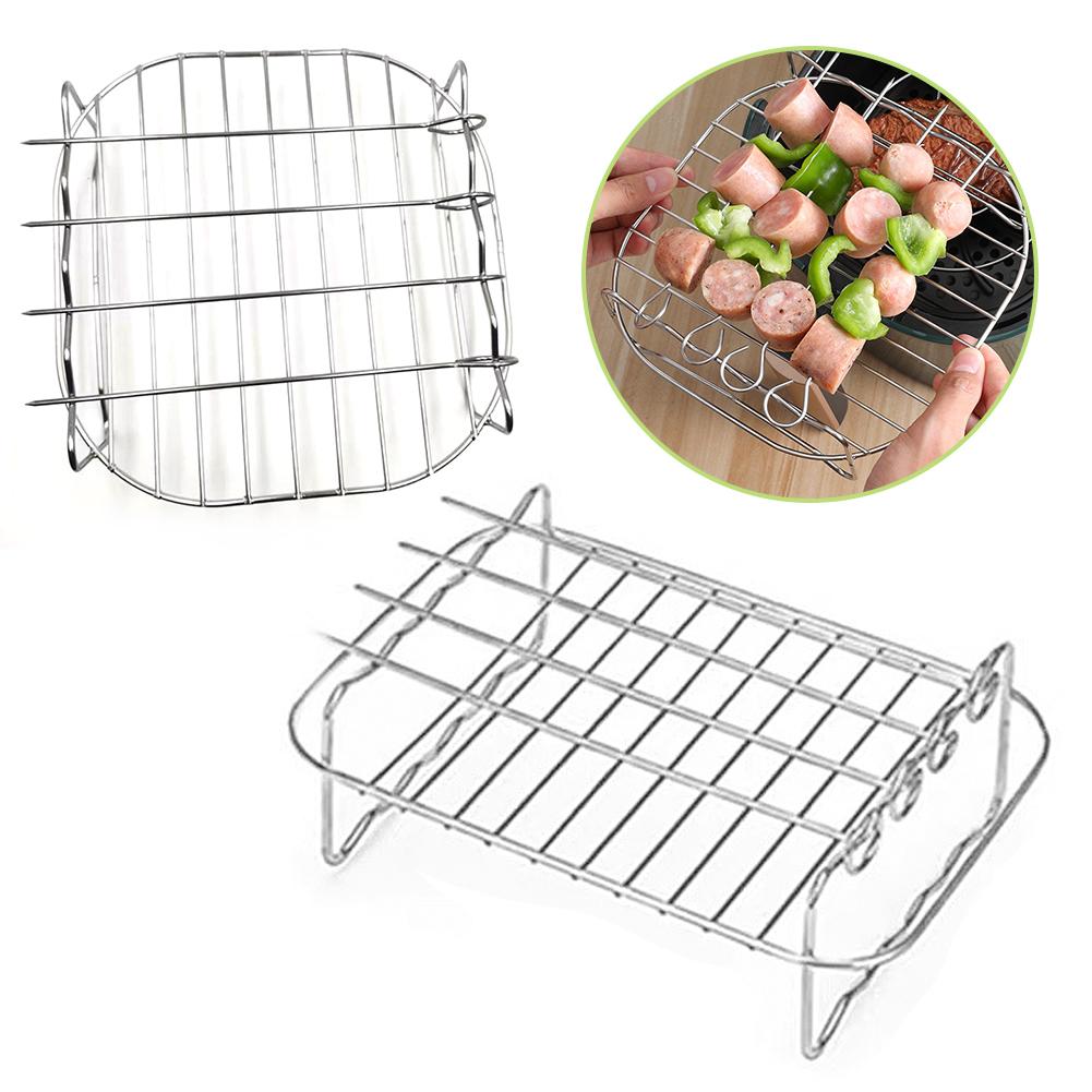 Kitchen Baking Tray Rack - Edelstahl Air Fryer Korb Tablett Airfryer