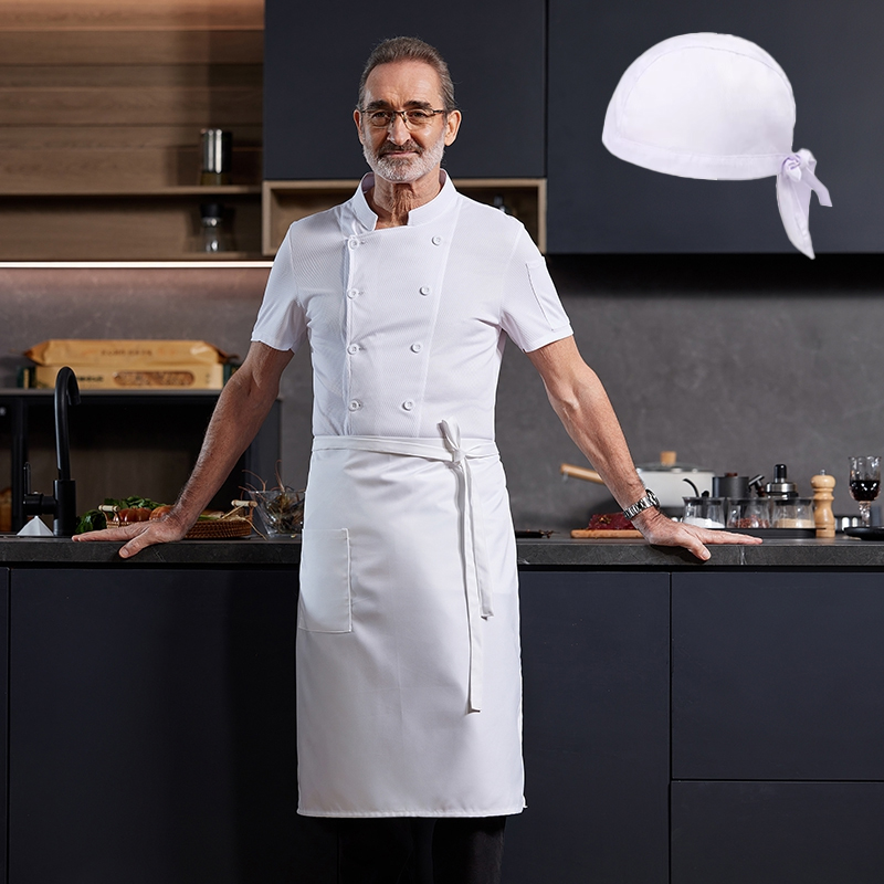Kitchen Set Bakery - Kochuniform 3-teiliges Set Großhandel Kochjacke &