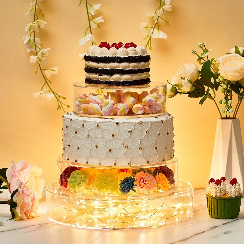 Cake Board Round - Acryl Kuchen Display Runde Ständer DIY