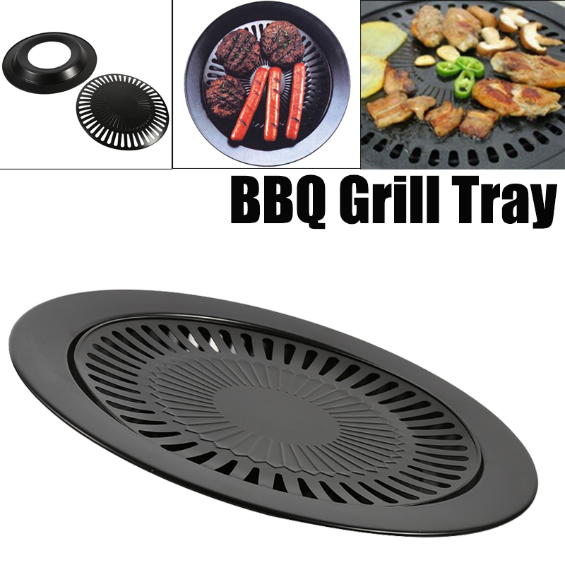 Kitchen Baking Containers - Rauchfreie Grillpfanne Gas Haushalt Antihaft-Gasherd Platte