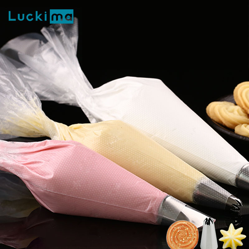 Piping Bag Disposable - 100 stücke Verdicken Einweg Gebäck Tasche