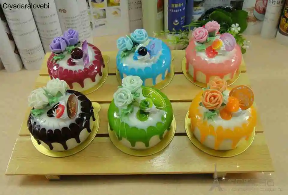 Kitchen Set Bakery - 6 teile/satz Simulation Rose Kuchen PU