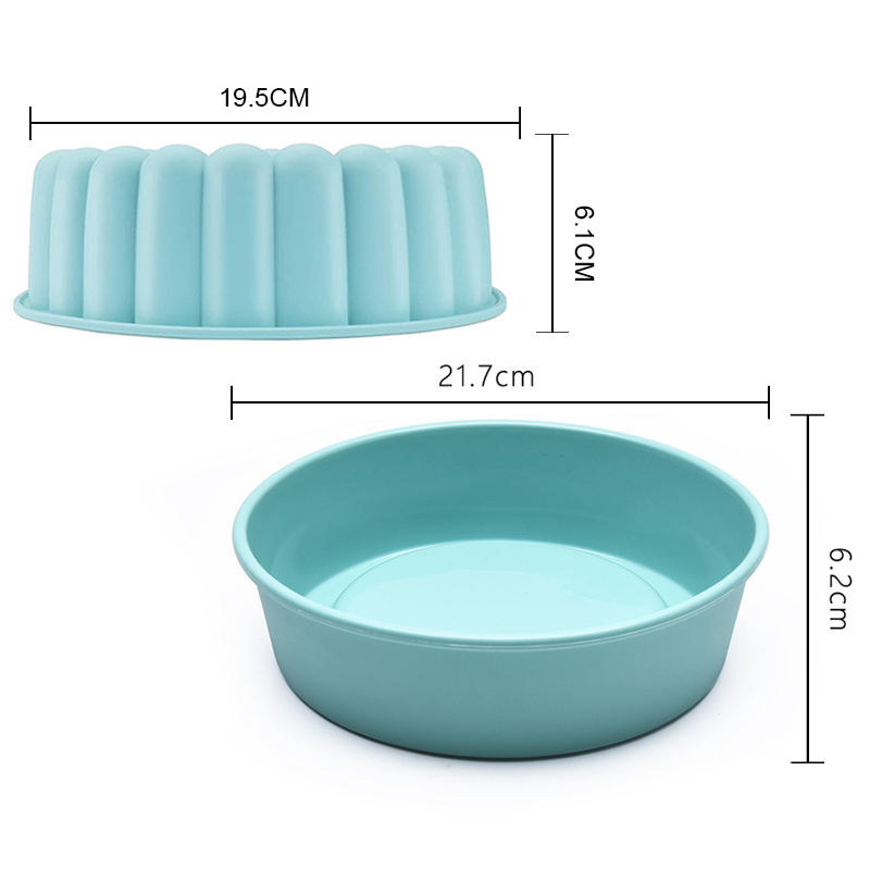 Kitchen Baking Tray Rack - Silikon-Backblech-Organizer, runde Flanform-Aufbewahrung, Erdbeer-Shortcake-Pfanne, Silikon-Küchenformen