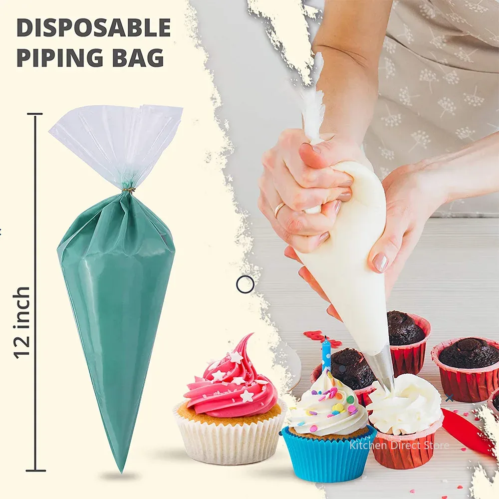 20/50/100 Stück Einweg-Gebäckb – Piping Bag Disposable Bewertung und Preis