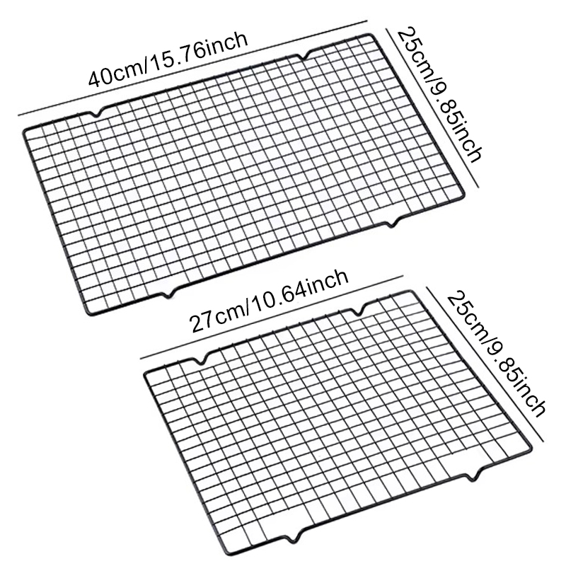 1/2 Stück Kuchen-Kühlrost, kle – Kitchen Baking Tray Rack Bewertung und Preis