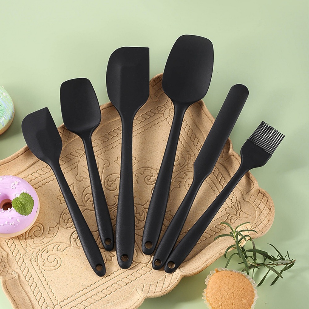 6-teiliges Silikon-Spatel-Set, – Baking Kitchen Set Up Bewertung und Preis