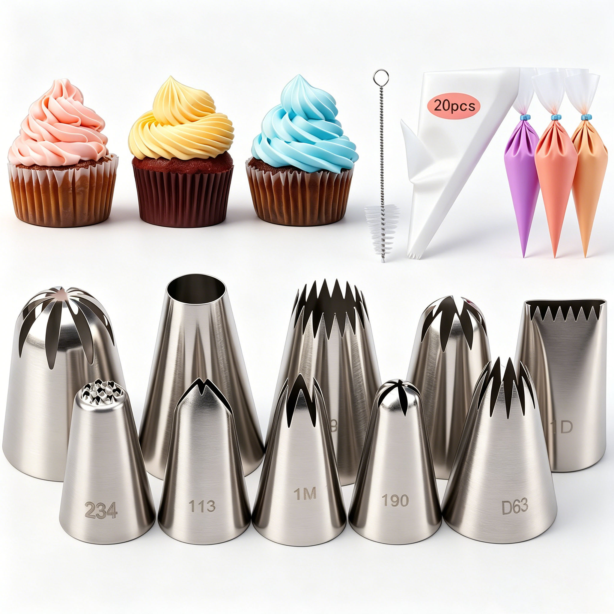 31-teiliges Set mit Spritztüll – Piping Bag Disposable Bewertung und Preis