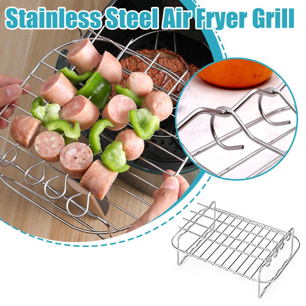 Edelstahl Air Fryer Korb Table – Kitchen Baking Tray Rack Bewertung und Preis