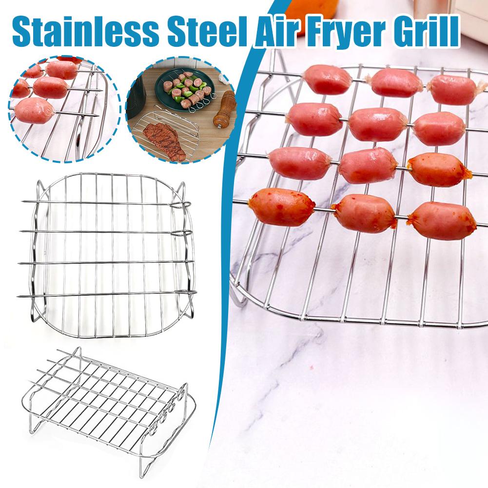 Edelstahl Air Fryer Korb Table – Kitchen Baking Tray Rack Bewertung und Preis