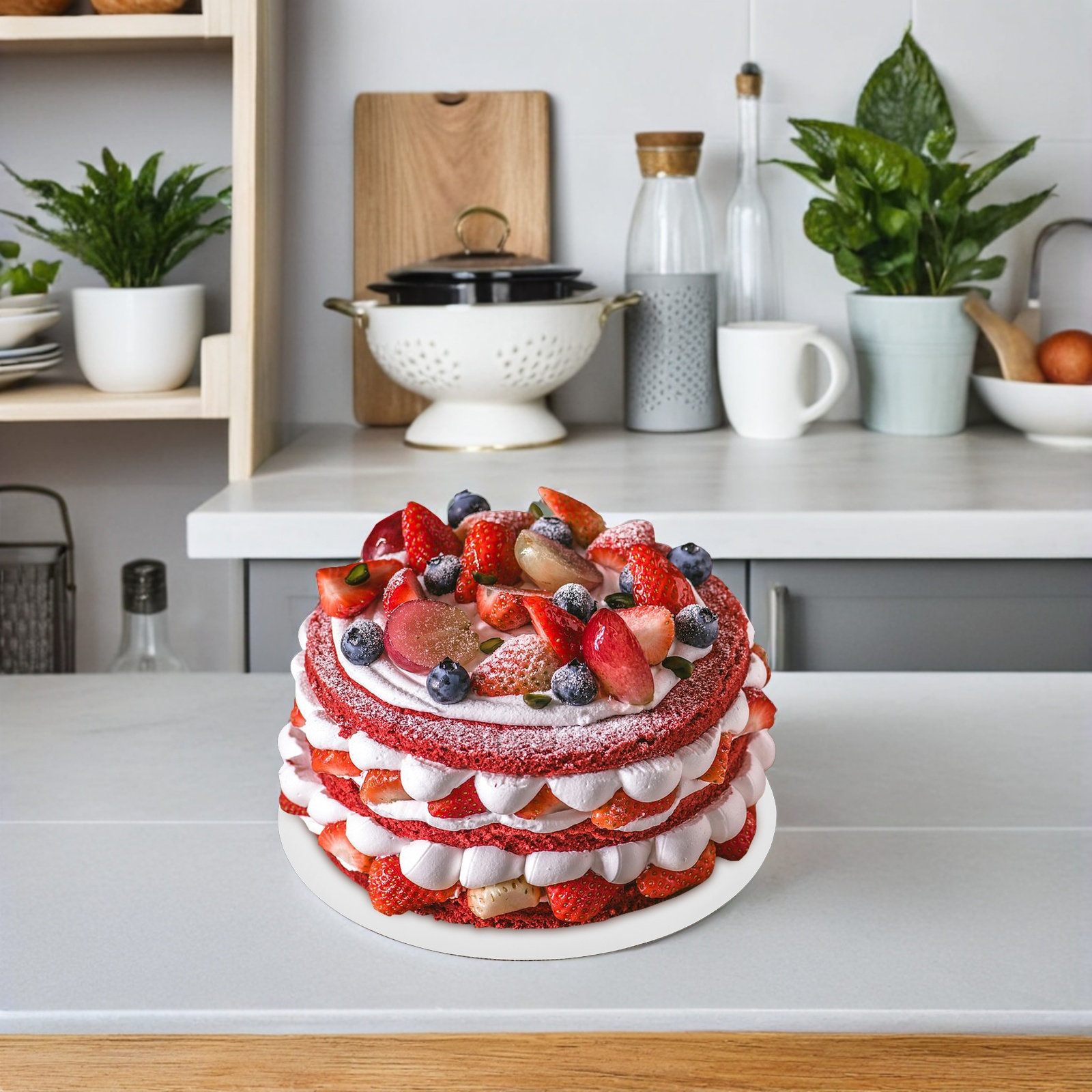 25 Stück weiße runde Einweg-Ku – Cake Board Round Bewertung und Preis