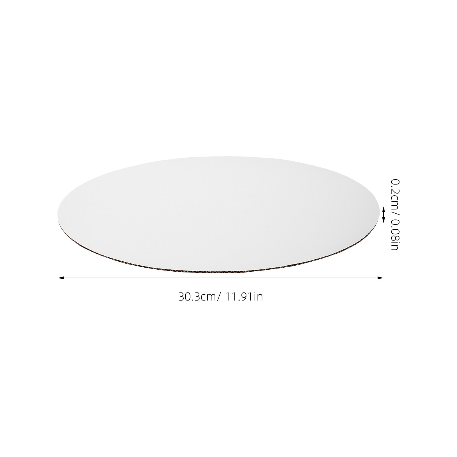 25 Stück weiße runde Einweg-Ku – Cake Board Round Bewertung und Preis