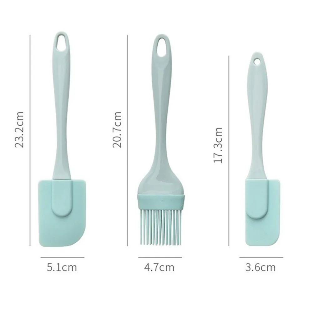 3Pcs Creme Schaber DIY Brot Ku – Pastry Brush Silicone Bewertung und Preis