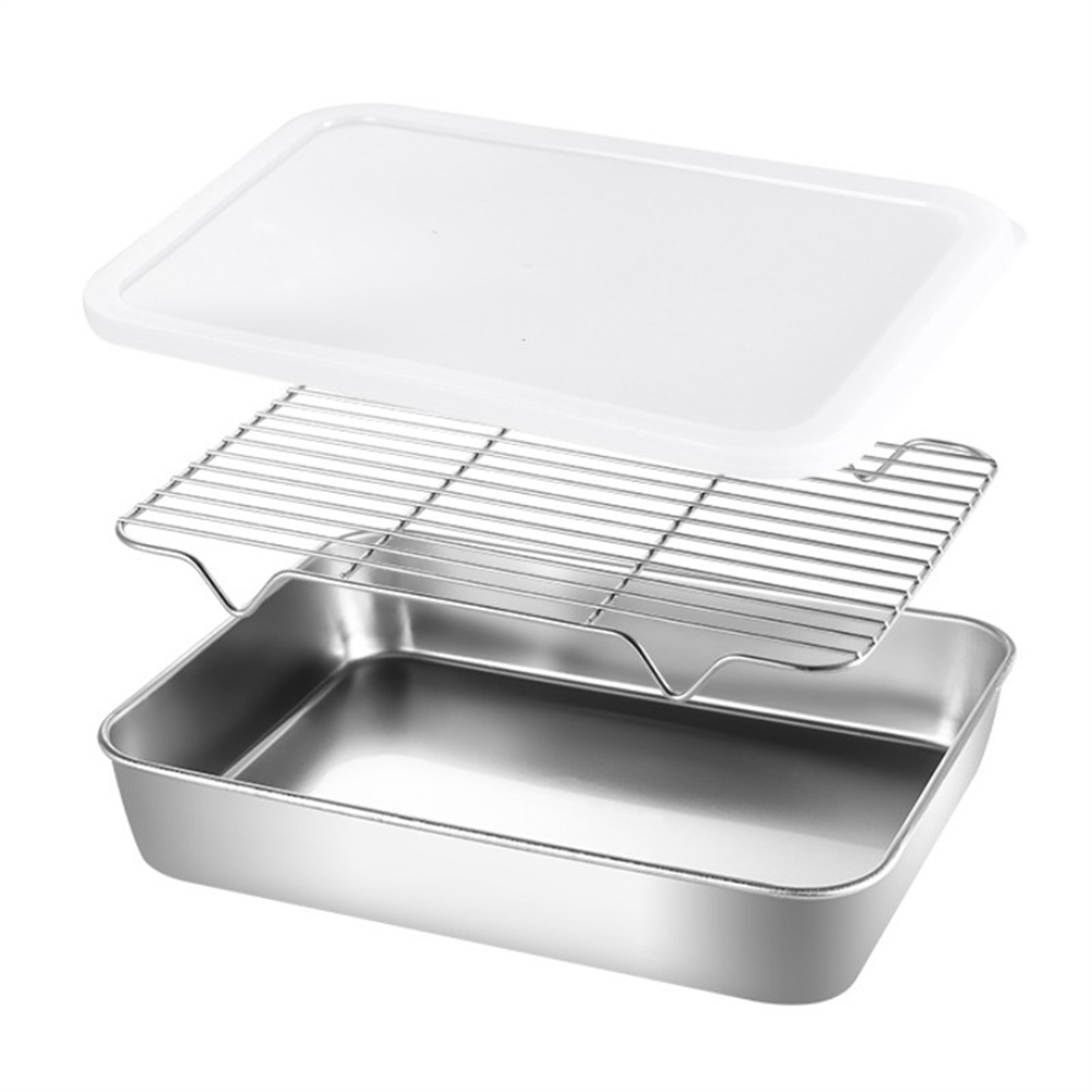 Edelstahl Backform Tablett Mit – Kitchen Baking Tray Rack Bewertung und Preis