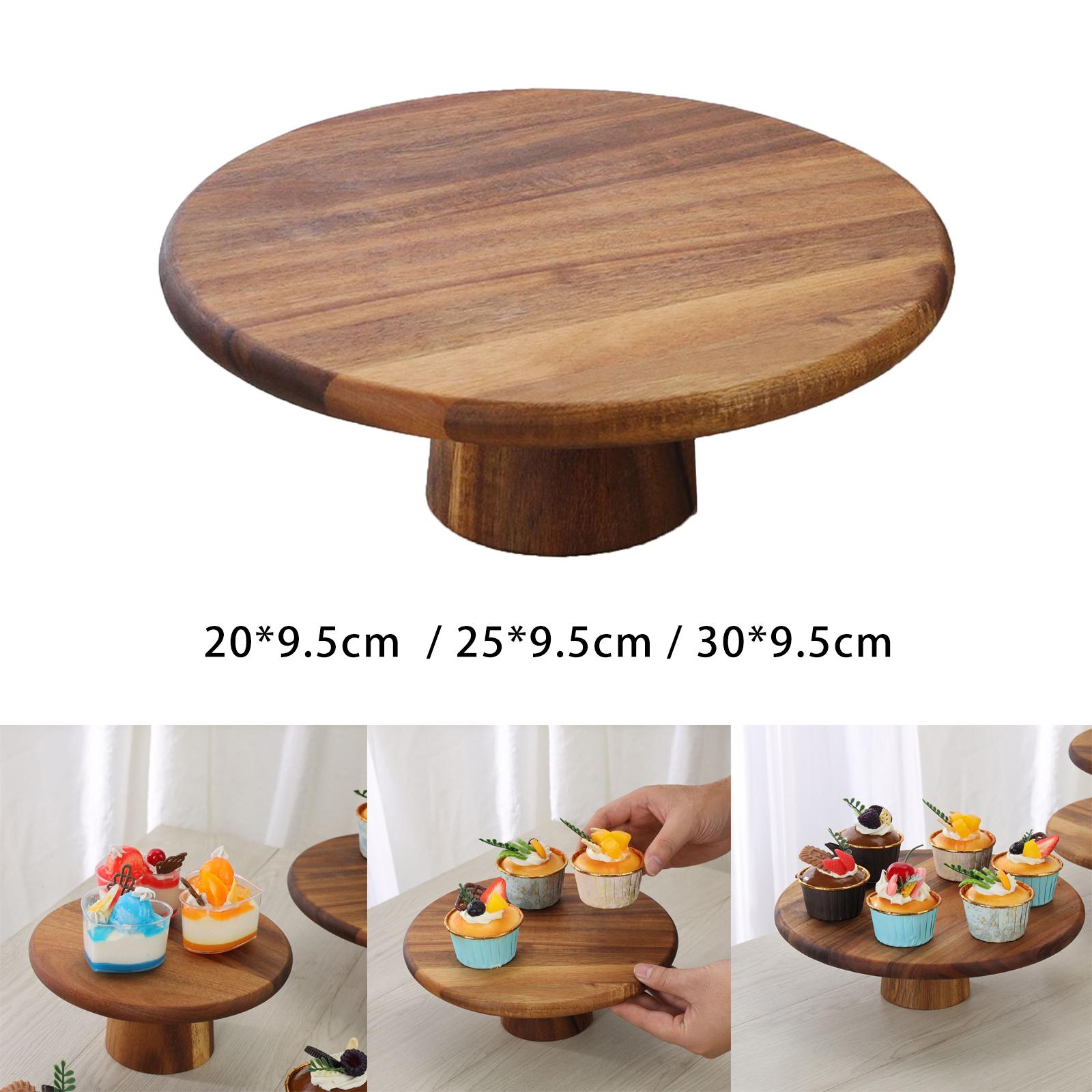 Kuchenständer aus Holz, Mehrzw – Cake Board Round Bewertung und Preis