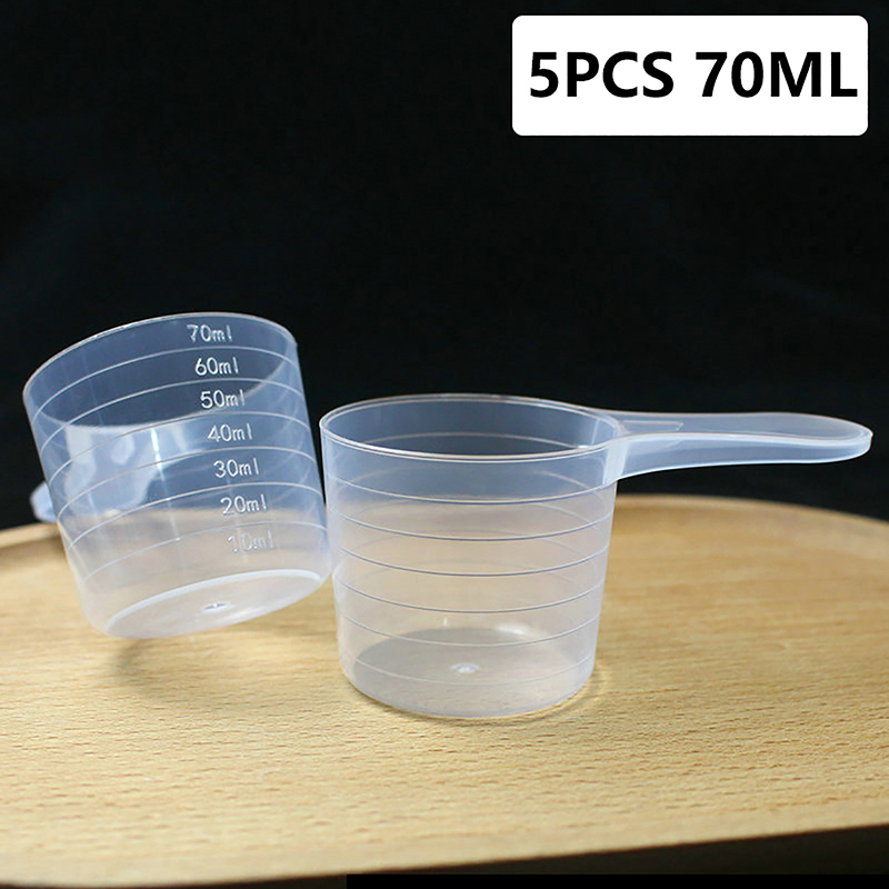 5pcs 70ml Kunststoff Messbeche – Kitchen Baking Containers Bewertung und Preis
