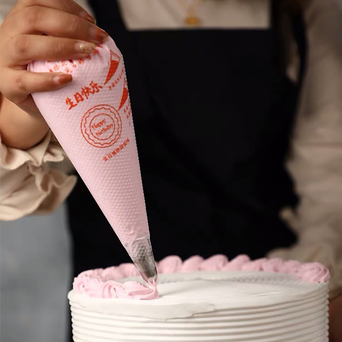 100 Stück dicke Einweg-Spritzb – Piping Bag Disposable Bewertung und Preis
