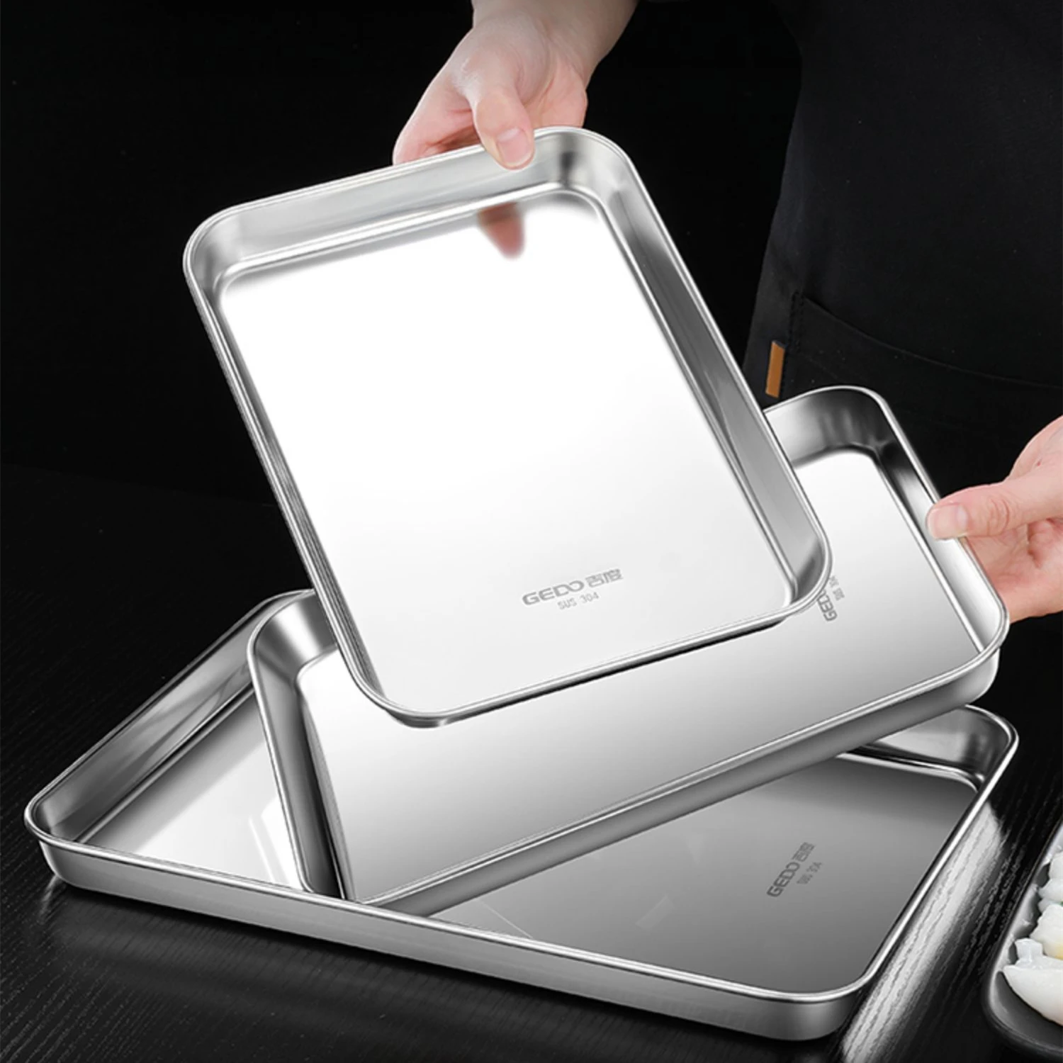 LFGB-zertifiziertes 304 Edelst – Kitchen Baking Containers Bewertung und Preis