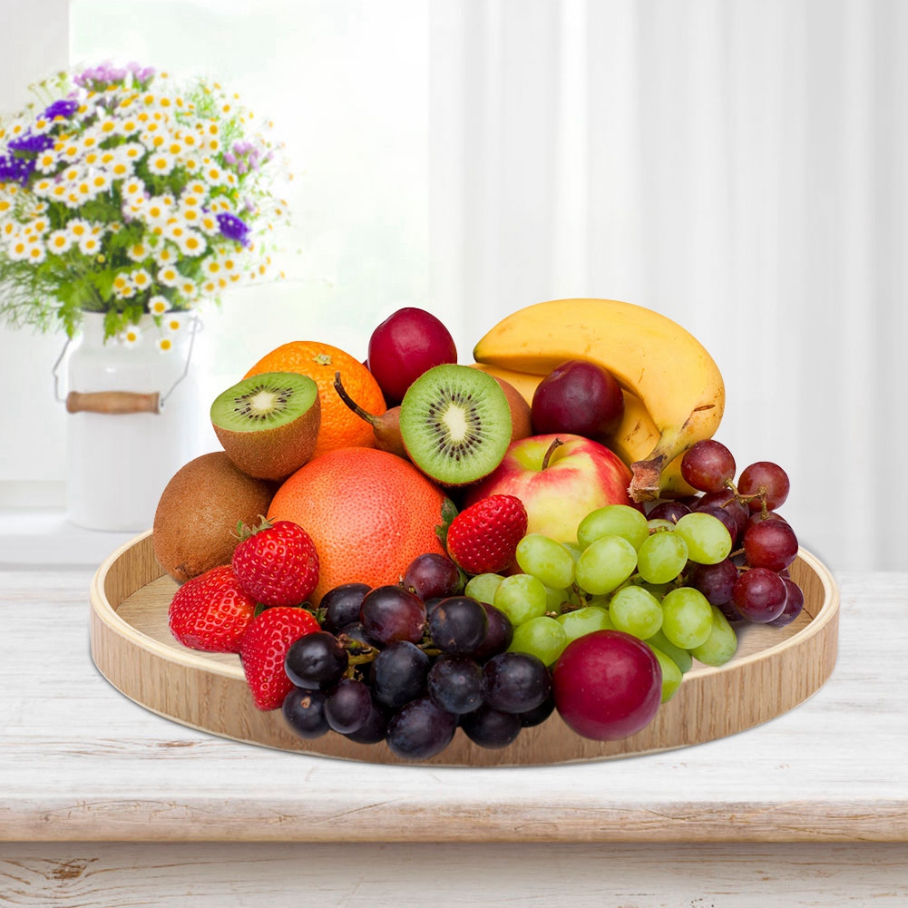 Holz Serviert ablett Tee telle – Cake Board Round Bewertung und Preis