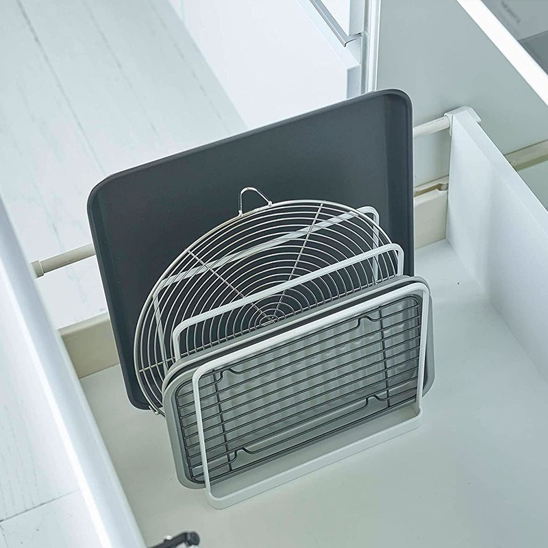 Vertikales Schneidebrettregal, – Kitchen Baking Tray Rack Bewertung und Preis