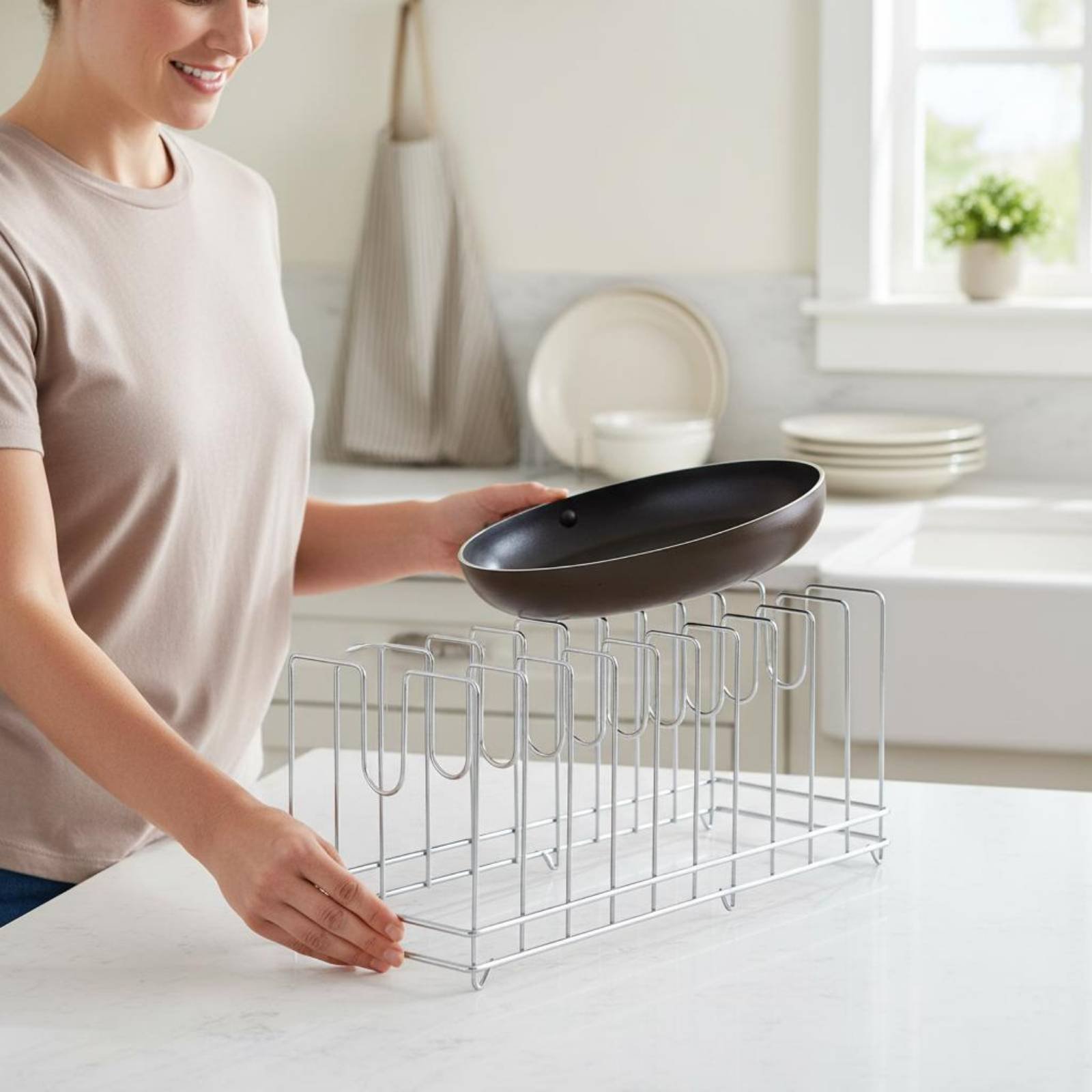 Pizza-Pfannenhalter Platzspare – Kitchen Baking Tray Rack Bewertung und Preis