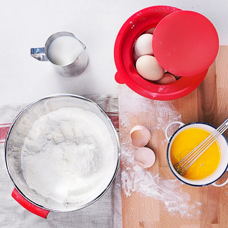 Edelstahl-Salatschüssel-Set mi – Kitchen Baking Containers Bewertung und Preis