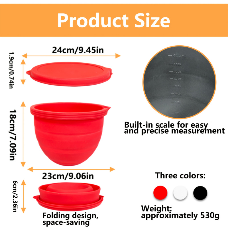 Faltbare Silikon-Schüsselunter – Baking Kitchen Set Up Bewertung und Preis