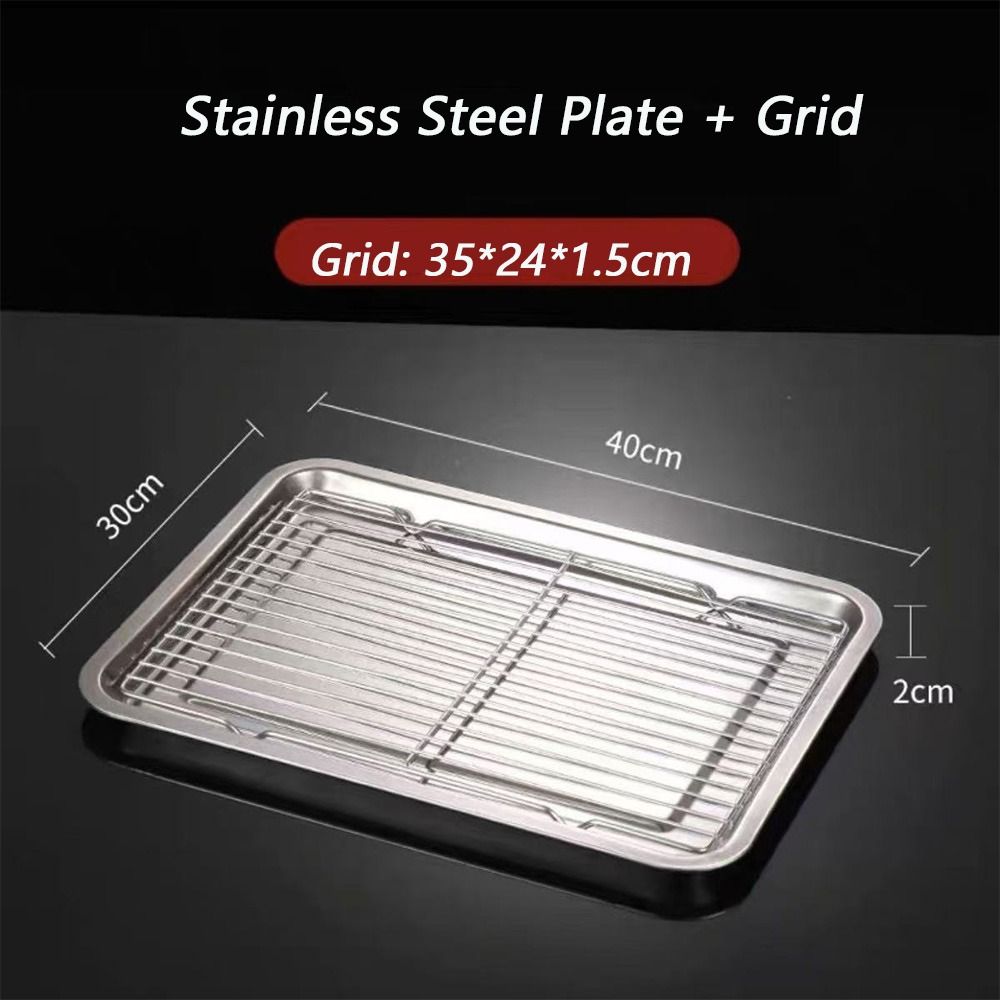 Neues Backblech aus Edelstahl  – Kitchen Baking Tray Rack Bewertung und Preis